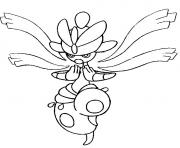 Coloriage pokemon mega evolution Charmina