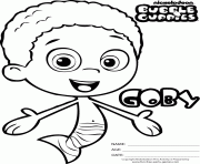 Coloriage Bubble Guppies Goby