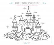 Coloriage Chateau Dessin Chateau Sur Coloriage Info