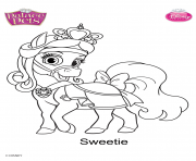 Coloriage palace pets sweetie disney