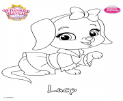Coloriage whisker haven lucy princess disney