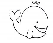 Dessin Facile Baleine