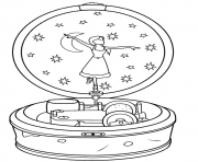 Coloriage Ballerina A Imprimer