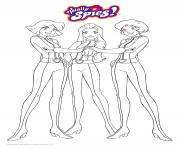Coloriage le trio infernal totally spies