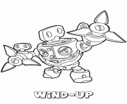 Coloriage skylanders swap force tech wind up