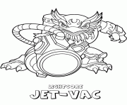 Coloriage skylanders giants air lightcore jet vac