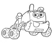 Coloriage Robot Dog in Rusty Rivets Robotic Puppy