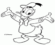 Coloriage coloriage de Donald Disney