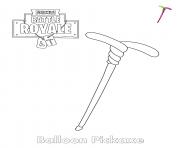 Coloriage Fortnite Balloon Pickaxe Item