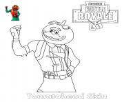 coloriage tomatohead skin fortnite - tete de skin fortnite dessin