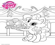 Coloriage cupcake my little pony