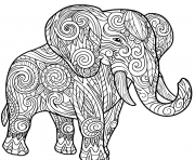 Coloriage Un Elephant Sous L Eau Dessin Elephant à imprimer