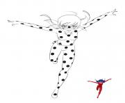 Coloriage miraculous avec exemple de couleur