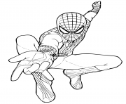 Coloriage Peter Parker is Spiderman