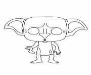 Coloriage Dobby Funko Pop