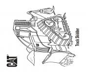 Coloriage track skidder camion