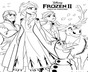 Coloriage la reine des neiges sur Hugolescargot.com