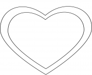 Coloriage Coeur Sur Coloriage Info