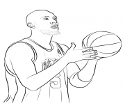 Coloriage kevin garnett