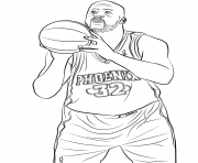 Coloriage shaquille oneal