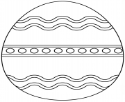 Coloriage oeuf de paques avec abstract pattern 3 1