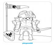 Coloriage playmobil knights 3