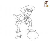 Coloriage Sherif Woody Toy Story Disney