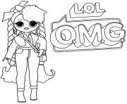 Coloriage Lol Omg Logo Chillax Girl