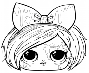 Coloriage LOL Dolls Girls Face