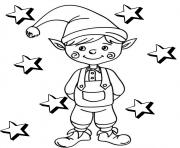 Coloriage Lutin De Noel sur Coloriage.info ️