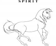 Coloriage spirit stallion of the cimarron