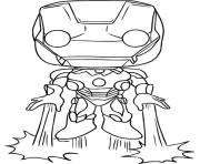 Coloriage Funko Pops Marvel Ironman