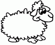 Coloriage dessin d un mouton
