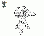 Coloriage midna resident de twilight realm