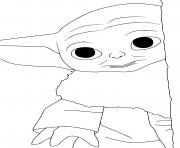 Coloriage Bebe Yoda Dessin Bebe Yoda Sur Coloriage Info