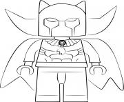 Coloriage lego Black panther