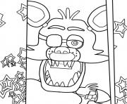 Coloriage five nights at freddys fnaf foxy to color coloring pages