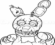 Coloriage 3 nights at freddys five five nights at freddys fnaf coloring pages