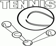 Coloriage Tennis