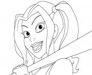 Coloriage Harley Quinn dessin anime