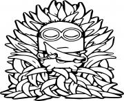 Coloriage Minions in Bananas