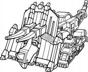 Coloriage Dozer from Dinotrux