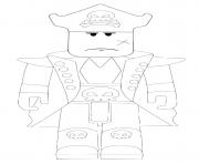 Coloriage Roblox Pirate