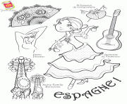 Coloriage espagne