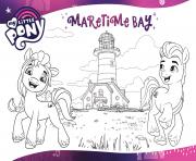 Coloriage maretime bay sunny starscout hitch trailbrazer ponies mlp 5