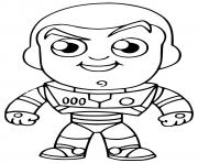 Coloriage buzz eclair personnage film toy story