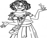 Coloriage Mirabel Carrying a Bag