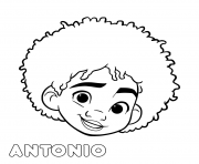 Coloriage Encanto Antonio Face