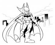 Dessin batman facile maternelle